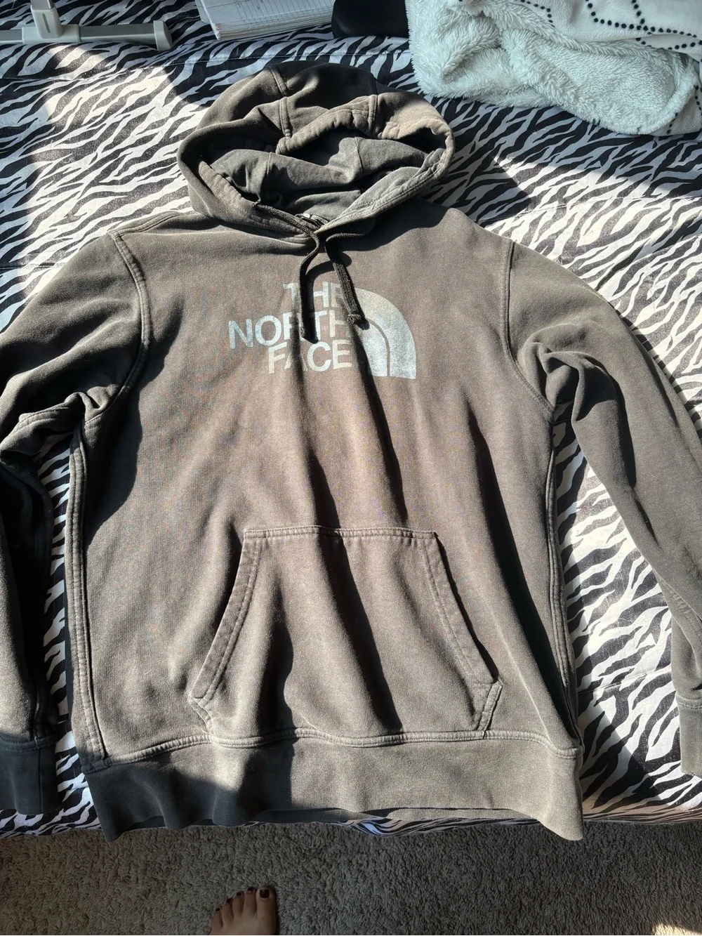 The North Face Men's Charcoal Gray Pullover Hoodie